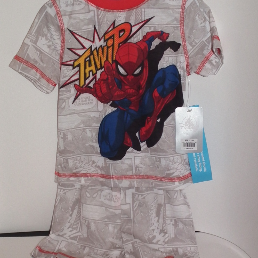 Marvel Spider-Man Short Sleep Set for Boys